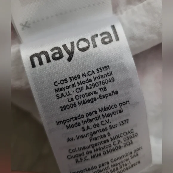 NWOT Mayoral Baby Girls Dress size 12m - Picture 12 of 13